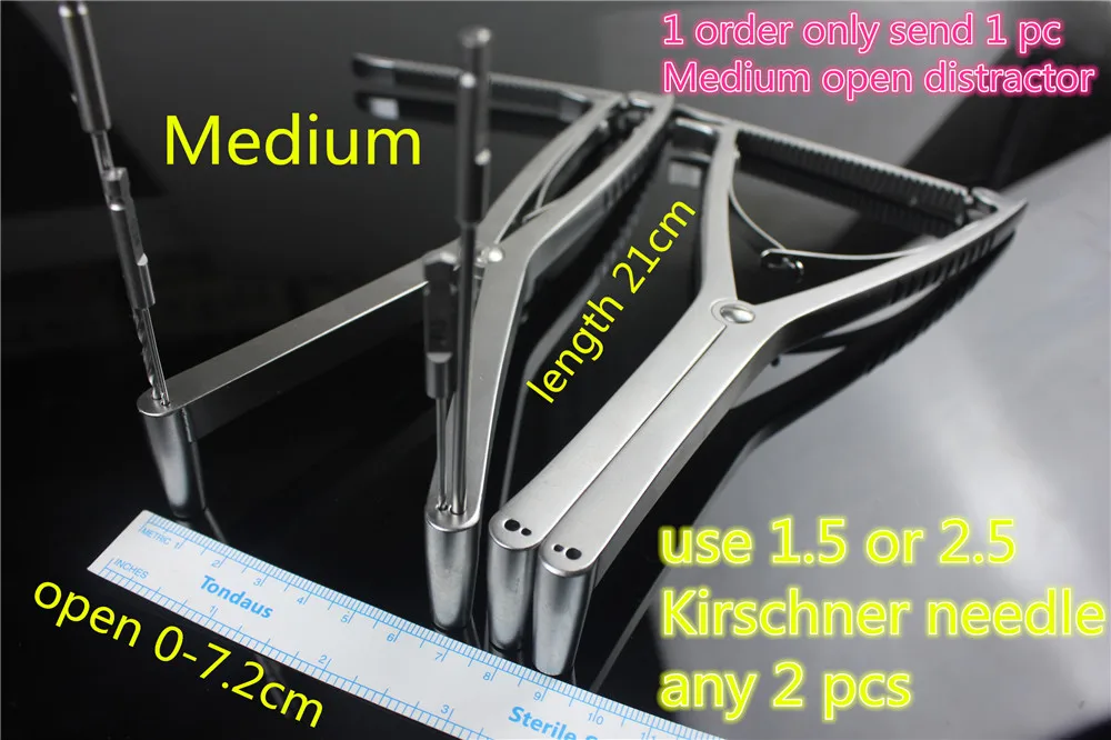 medical orthopedic instrument 1.5 2.5 Kirschner\'s pin opener Ankle Knee joint Kirschner needle distractor wire Retractor forceps