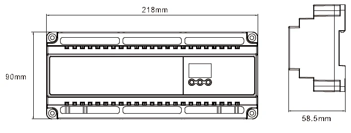 Bincolor New DMX512 Decoder DC12V-24V 3A 5A 24CH Output RGB/RGBW Strip Controller RJ45 24 32 40 Channel DMX Slave Tracking Rail