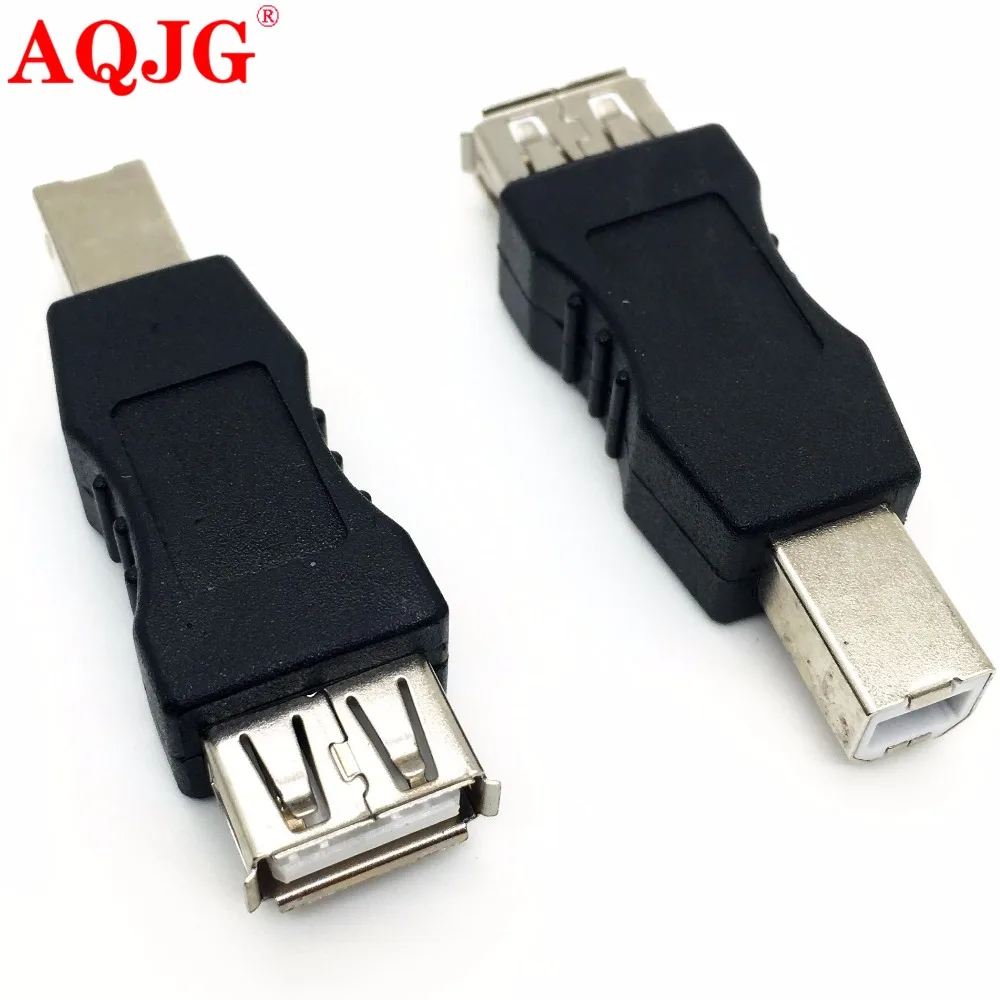 Hight Speed USB 2.0 type A Female to type B Male USB Printer Scanner Adapter data sync Coupler Converter Connector USB 2.0  Male