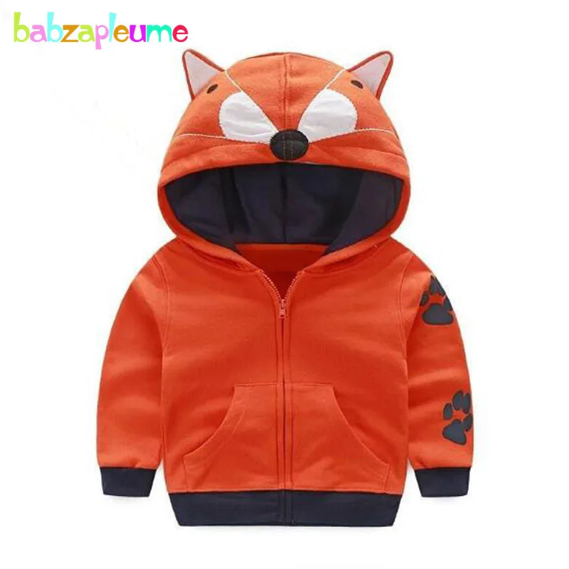 Spring Autumn Baby Boys Jacket Korean Cartoon Cute Print Long Sleeve Toddler Coat Kids Clothes Children Boutique Clothing BC1149