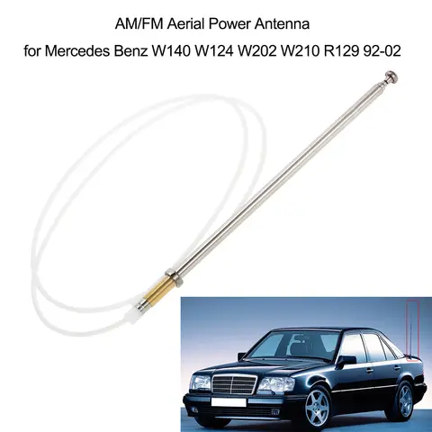 AM/FM Aerial Power Antenna for Mercedes Benz W140 W124 W202 W210 R129 1992-2002 SI-A0440 Signal Amp Amplifier Antenna Accessorie