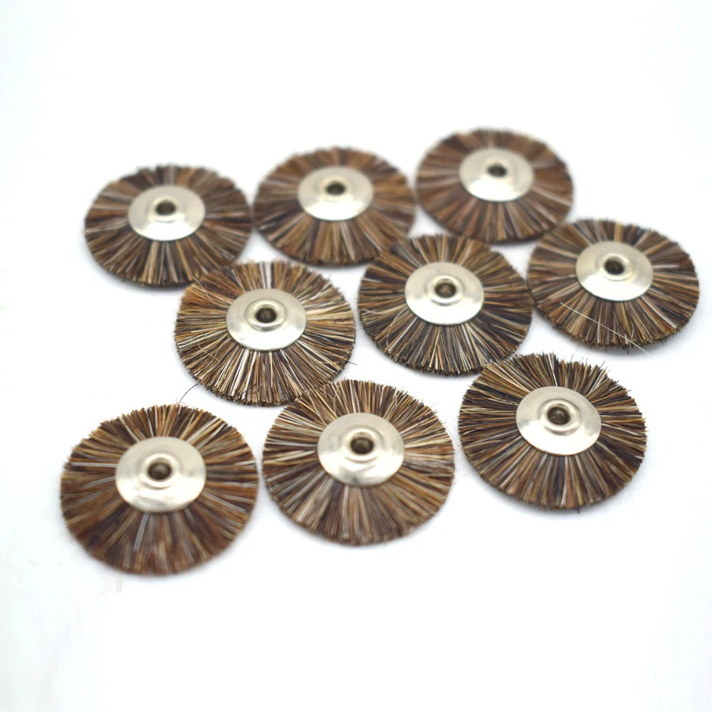 100PCS Abrasive Brushes Hair Wheel Brush without handle Jewelry Rotary Polishing Tool