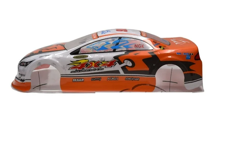 YUKALA 070 1/10 części do zdalnie sterowanego samochodu malowany korpus z PVC do 1/10 rc car 200mm 2 sztuk/partia