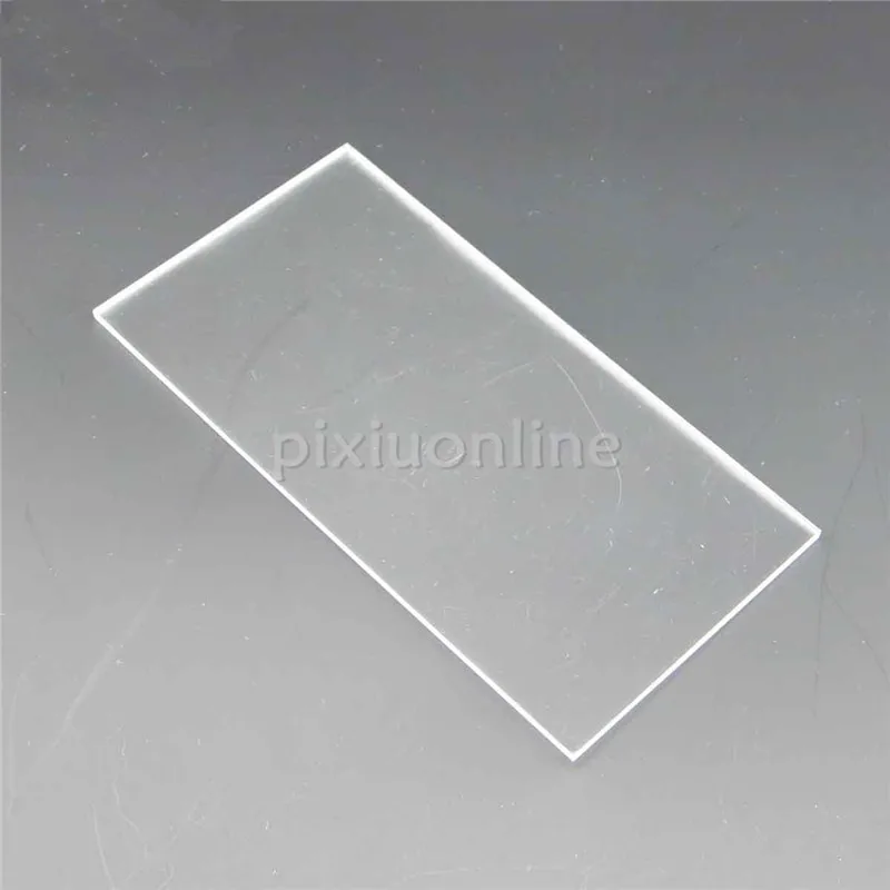 1piece J141 Acrylic Board 12*6cm Full Thickness 2mm Cover Thicken film High Transparency Plastic Board For DIY