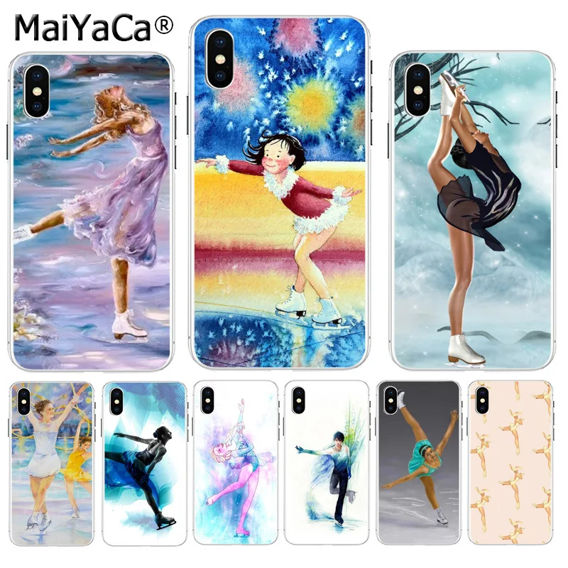 MaiYaCa Figure skating and Ice Skating New Arrival Phone Ultrathin Case for Apple iPhone 8 7 6 6S Plus X XS max 5 5S SE XR