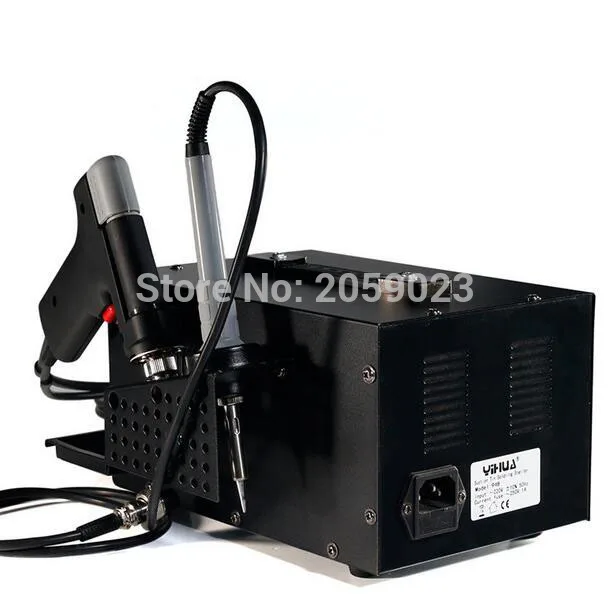 YIHUA-948 Digital Tin Gun Desoldering Station Suction Gun LED Welding Station 2 in 1 Smart Suction Rework Station