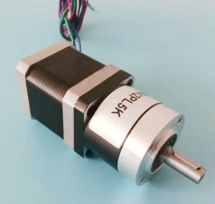 High Torque NEMA 17 Planetary Gear Stepper Motor 15 20 25 30 40 50 100 :1 Motor Body length 48mm Total 121.5mm