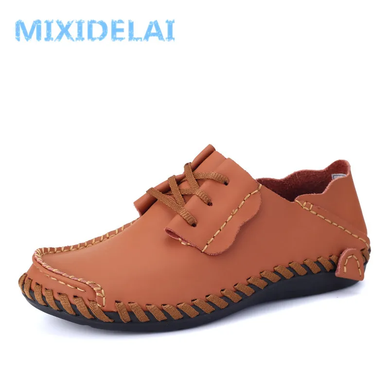 Men Leather Shoes Casual 2024 Autumn Fashion Shoes For Men Designer Shoes Casual Breathable Big Size Mens Shoes Comfort Loafers