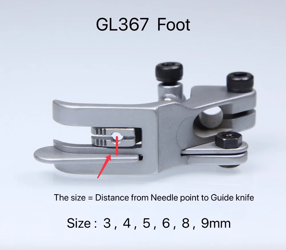 

SINGLE NEEDLE GUIDING FEET GL367 GR367 PRESSER FOOT FOR DURKOPP ADLER 367 / 467 / 767 / 1767 / 867 SEWING MACHINE