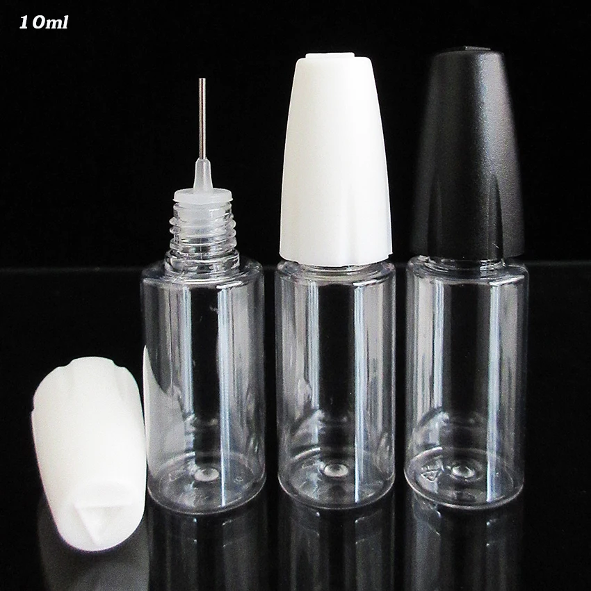 

100pcs 10ML New Style Plastic Refillable Bottle,Eletronic Cigarette Needle Bottle ,childproof cap,Vape oil Dropper Bottle