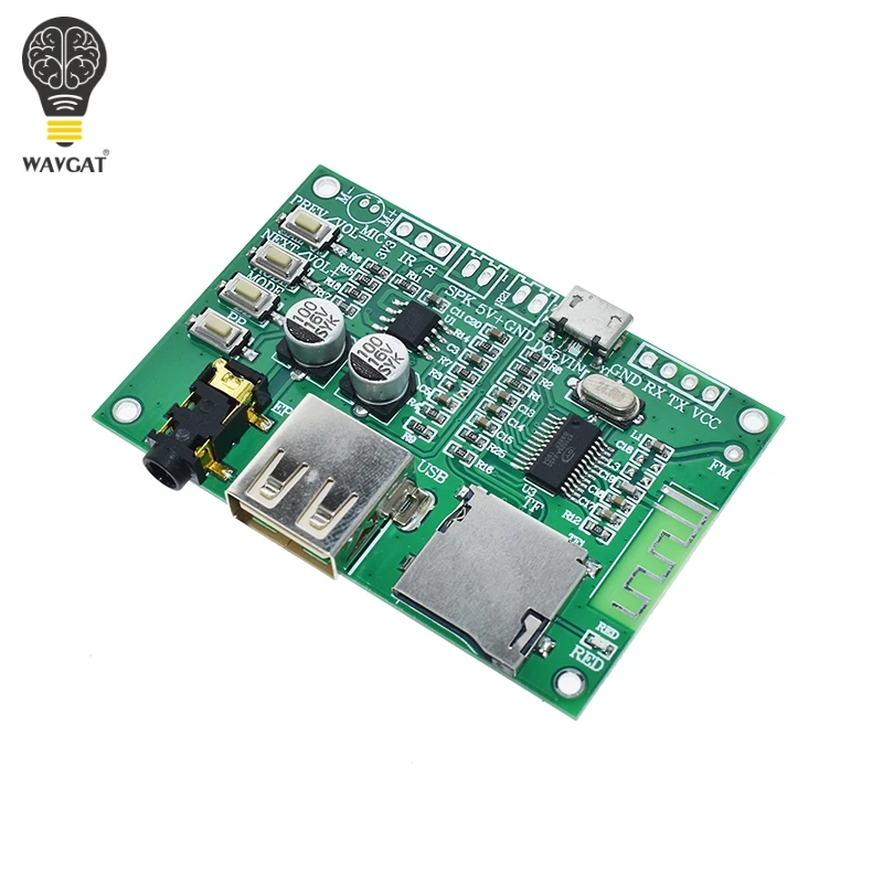 BT201 Dual Mode 5.0 Bluetooth Lossless Audio Power Amplifier Board Module Tf Card U Disk Ble Spp Serial Port Transparent Trans