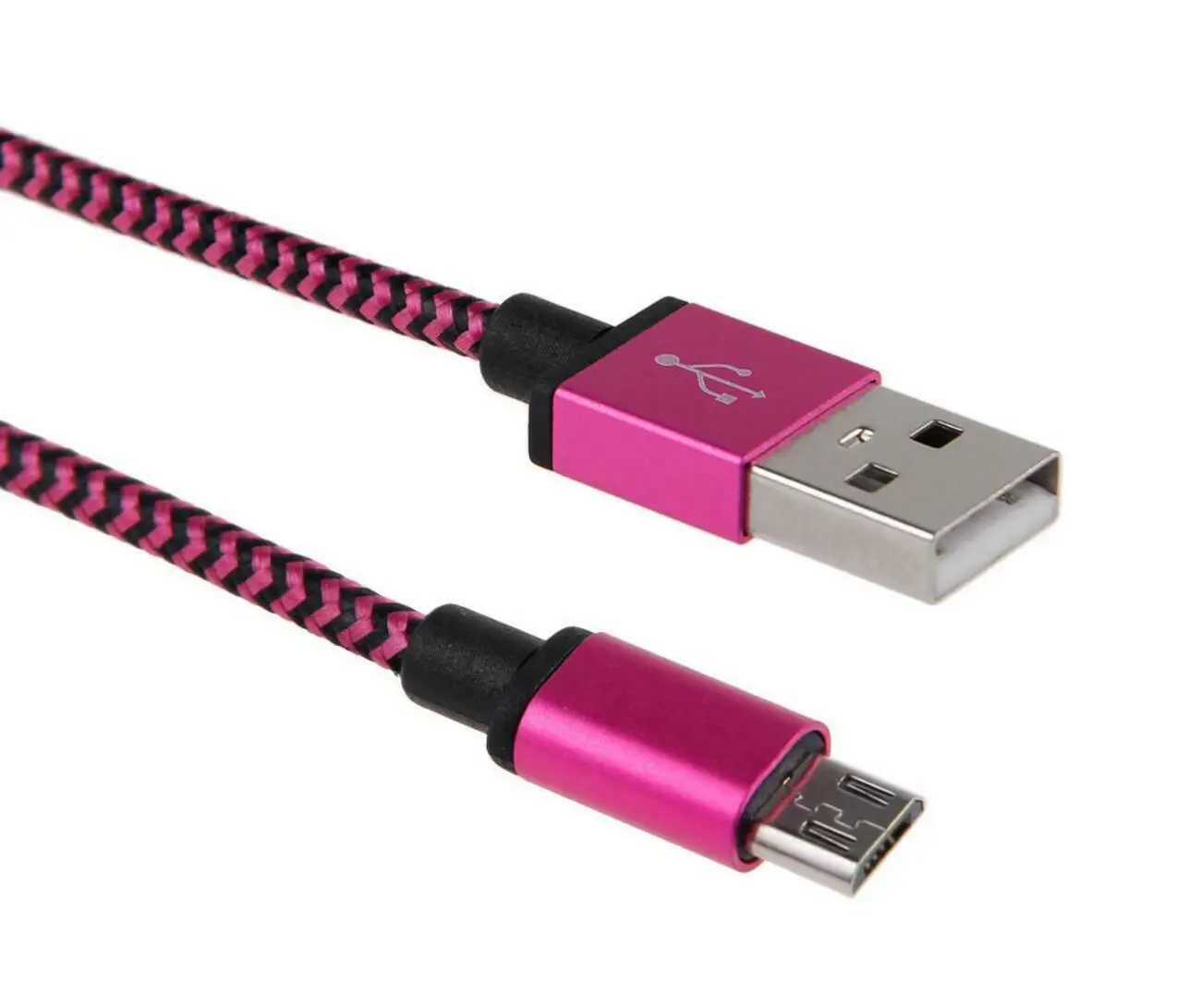 Usb Data Charger Kabel Gevlochten Aluminium Micro Usb Type C Data Sync Sneller Charger Kabel Voor Android Smart Telefoon