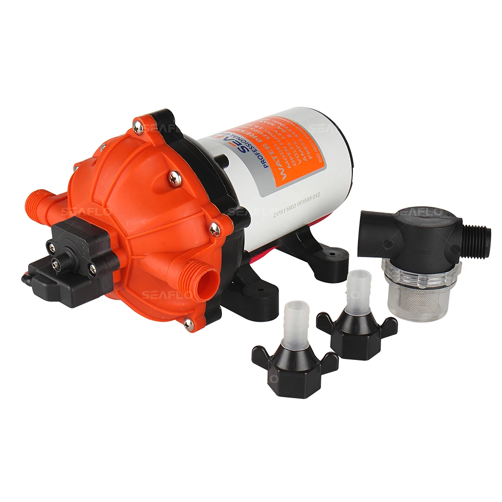 Motorhome Water Pump SEAFLO 12 Volt Pump High Pressure 60PSI 15.0 LPM Diaphragm Pump Agriculture