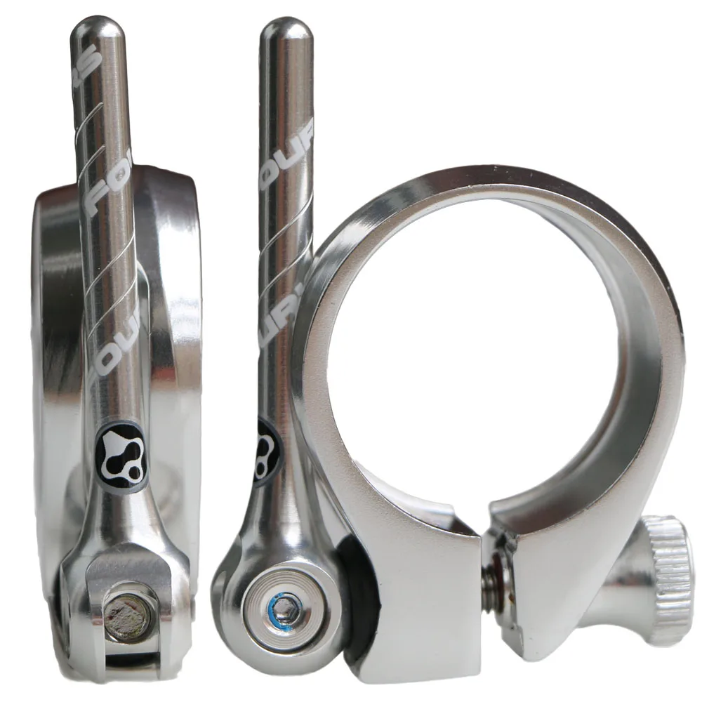 31.8mm 34.9mm Bike Seatposts Clamp MTB Aluminium Alloy Mountain Road Bicycle Seatpost Seat Post Clamp For 27.2/28.6/30.4/30.9mm