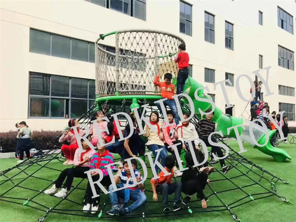 Heavy Duty Top Quality Net Rope Playground For School Children Playground HZ-P004