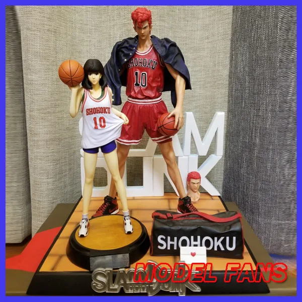 

MODEL FANS IN-STOCK KO espada studio SLAM DUNK Hanamichi Sakuragi and Akagi haruko gk resin statue action figure for collection