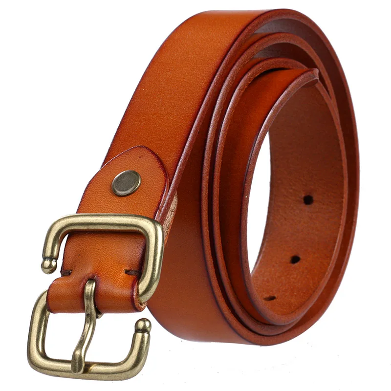 

2017 High Quality Fashion Brand 100% Genuine Leather Womens Belt Metal S Style Pin Buckle Vintage Belts For Women Jeans Femme