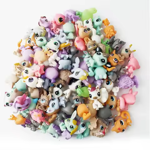 10PCS 5cm Children Magic Animals Model Toys Funny Pet dolls Girls And Boys Little Gift