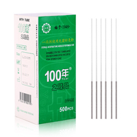 500 pcs disposable sterile acupuncture needles 0.25/0.30/0.35*13/25/40/50/60/75mm