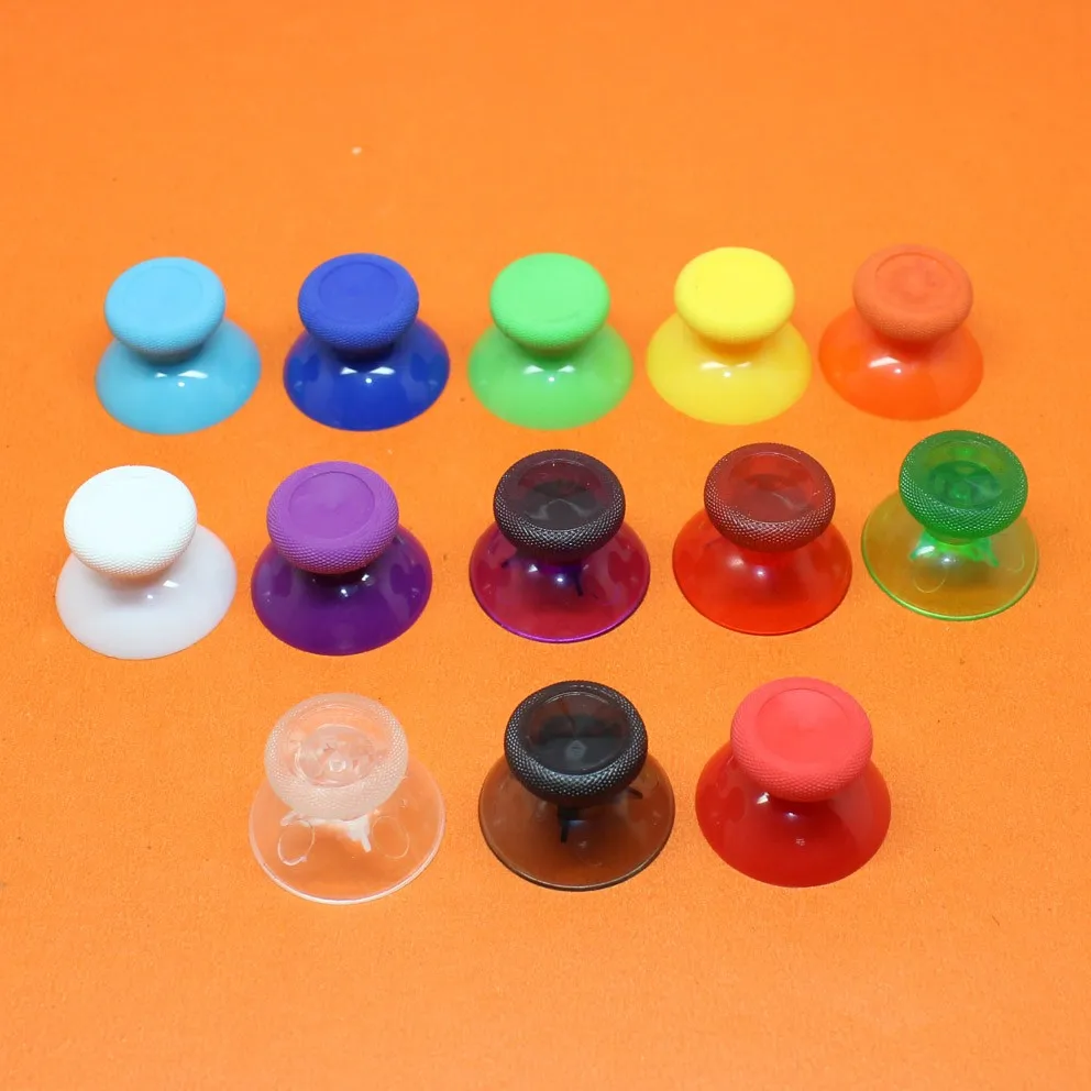 2 pezzi 14 colori colorati 3D analogici Thumb Sticks per XBOX un Controller analogico Controller Caps fungo
