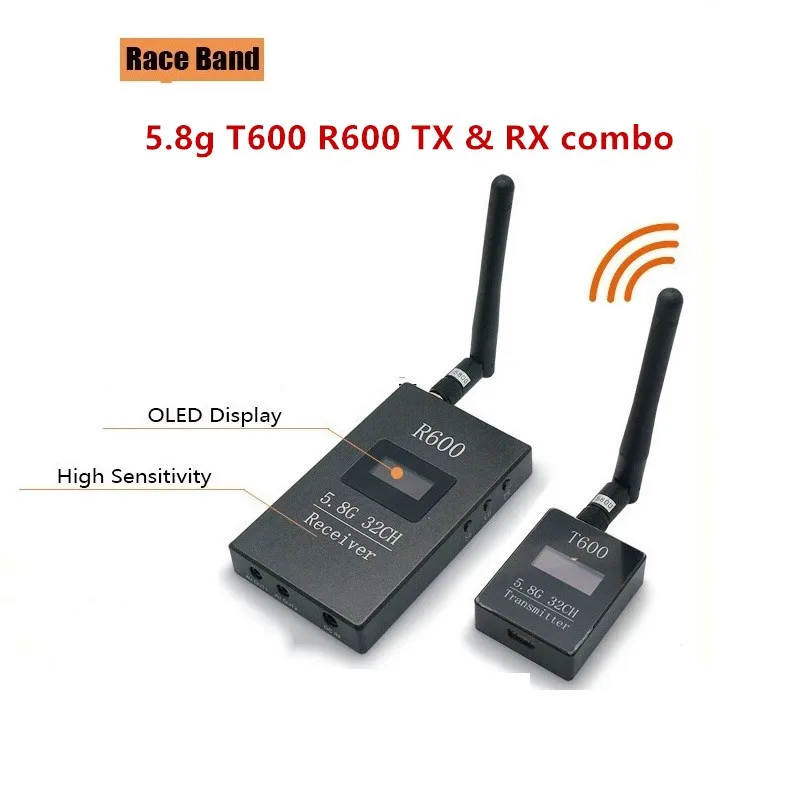 Skyzone Raceband T600 5.8G 5.8ghz 600mW  Transmitter R600 OLED Display 5.8g 32ch Receiver for FPV DIY Racing drone long range