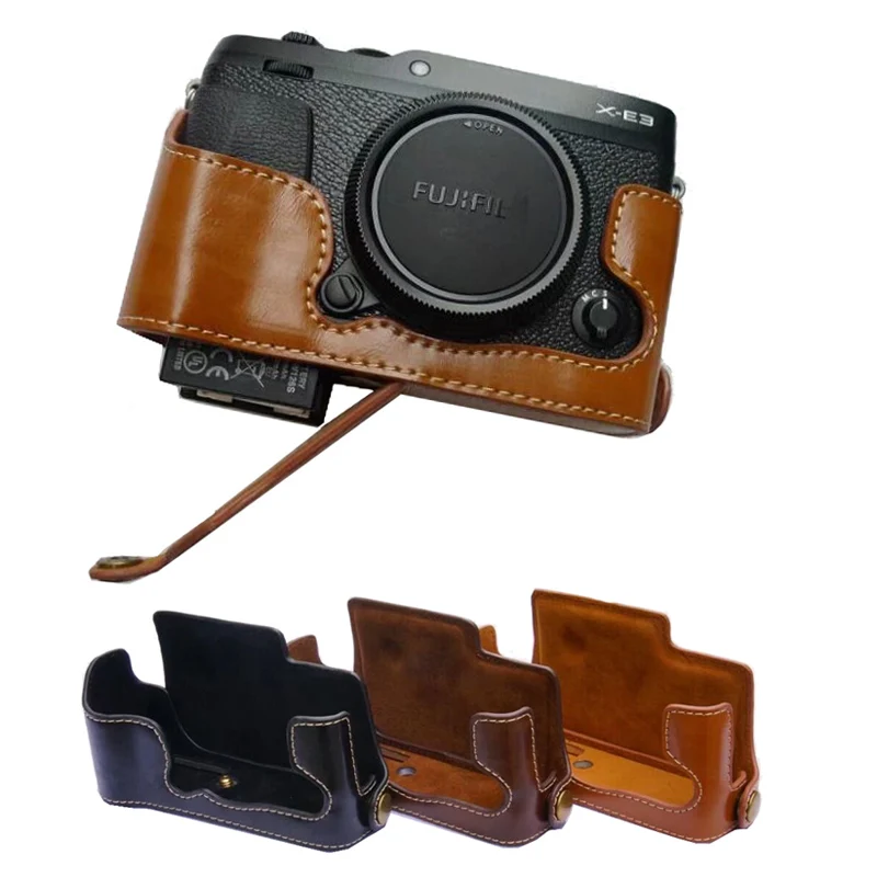 Cubierta de Cuero Sintético para Fujifilm XE3: La Mejor Protección para tu Cámara en Viaje