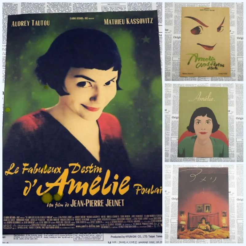 Amelie/classic France movie poster/nostalgia/kraft paper posteclassic poster vintage /1012