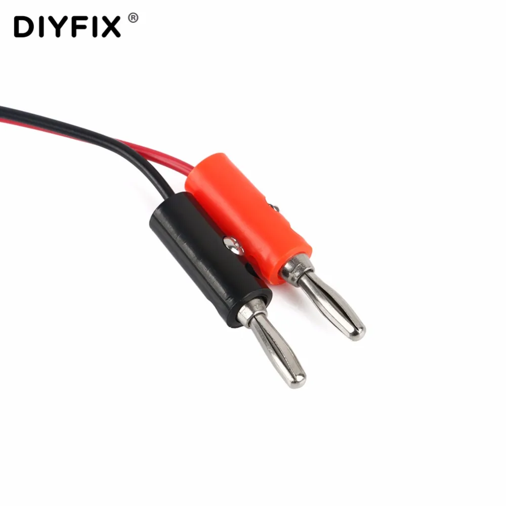 DIYFIX Banana Plug to Electrical Clamp Alligator Clip Test Leads Probe DC Power Supply Output Cable