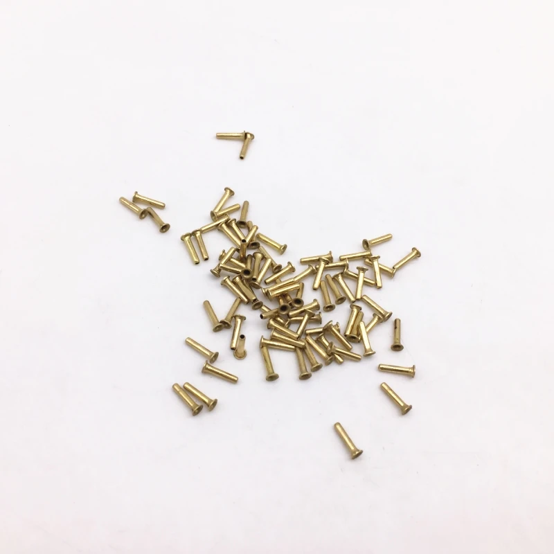 

High quality 20KG/piece Copper Finished Rivet 1.3*6.8mm Suitable For Umbrella Stand