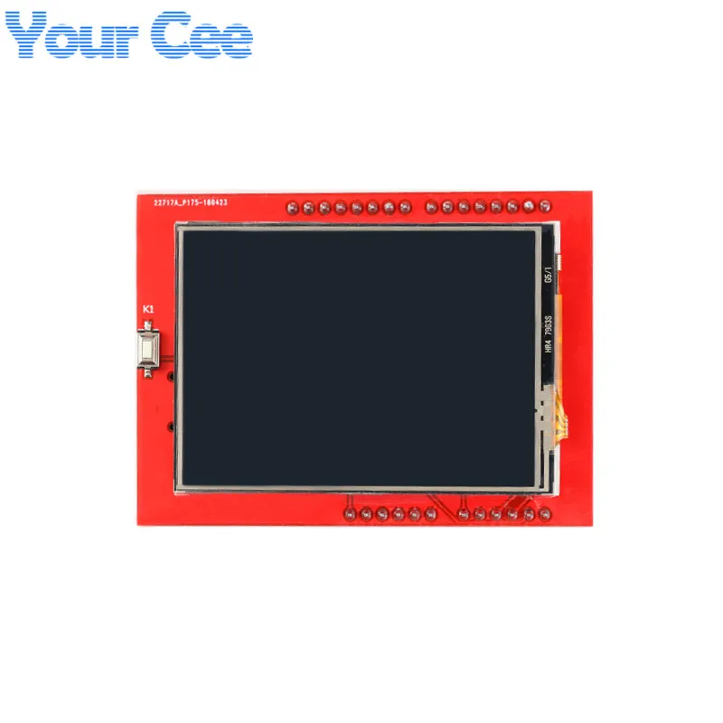 Imagem -05 - Módulo de Exibição de Tela Colorida Lcd com Toque para Arduino Uno Adaptador Pcb Ili9341 2.4 Tft 2.4 5v 3.3v