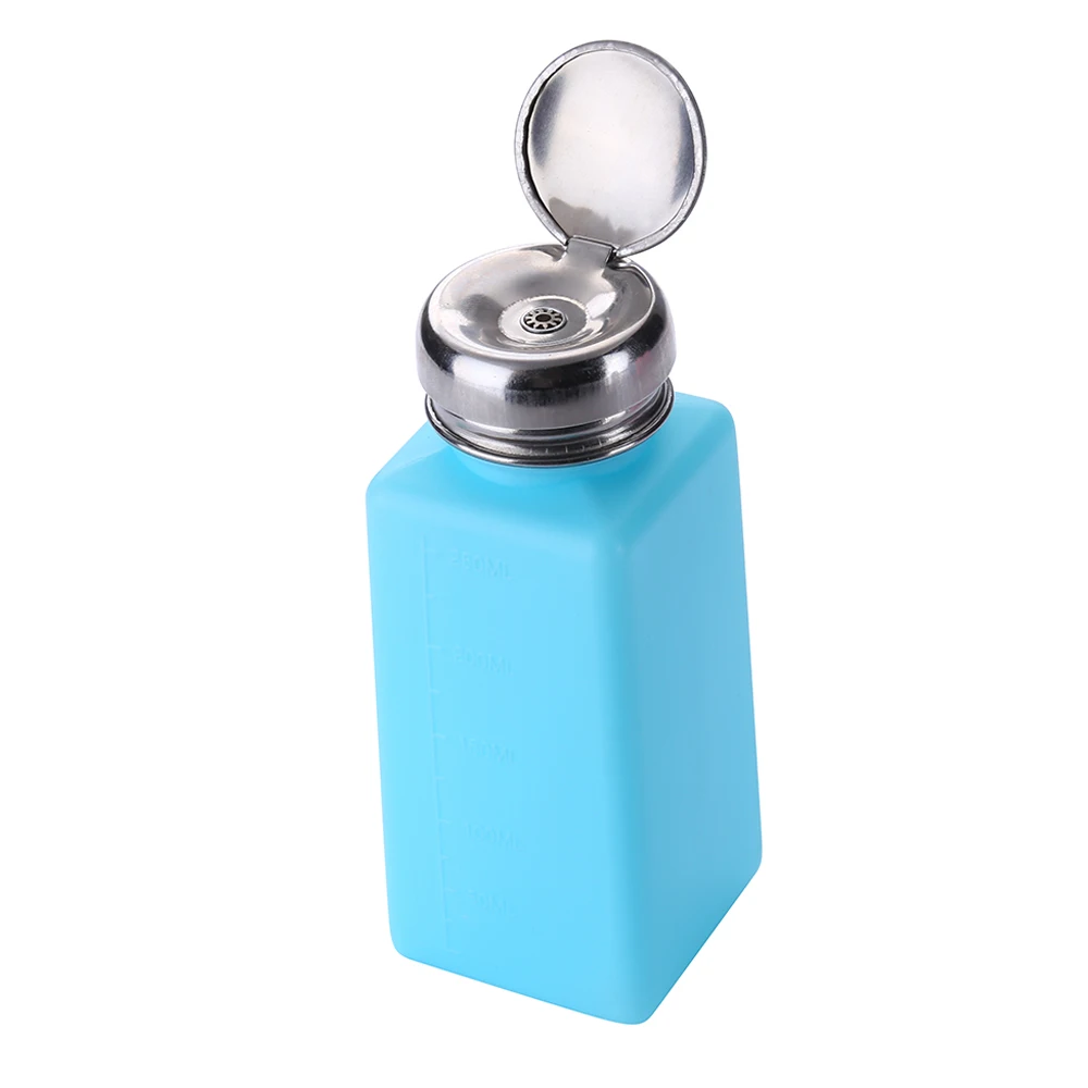 250ML Plastic Press Alcohol Bottle Container Empty Pump Liquid Bottle for Mobile Phone Repair Tool Ferramentas