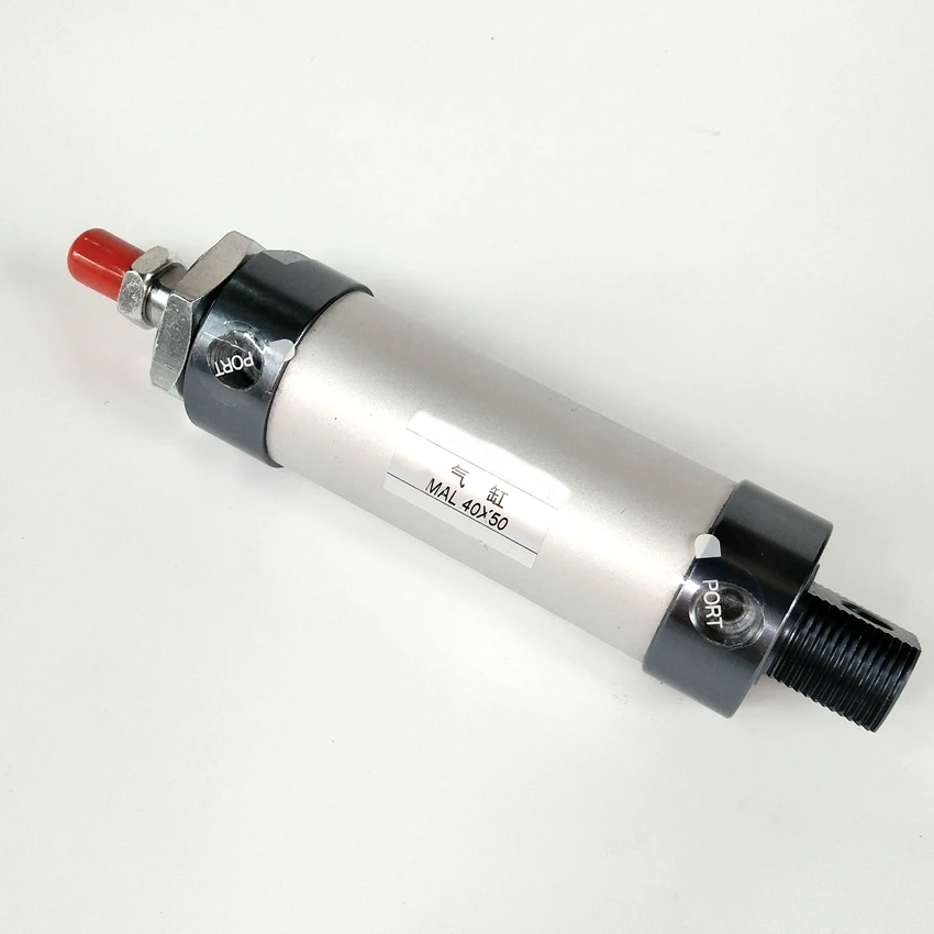 

Single Rod Cylinder MAL40X50 Bore 40mm Stroke 50mm Aluminum Alloy Pneumatic Air Cylinder