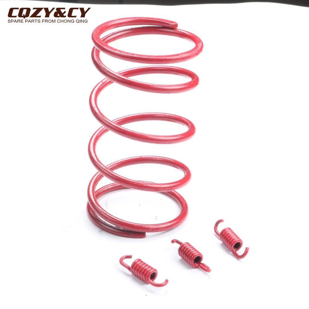 2K Scooter Torque Spring Performance Clutch Springs for Honda Dio AF18 139QMA 139QMB 2000 RPM red