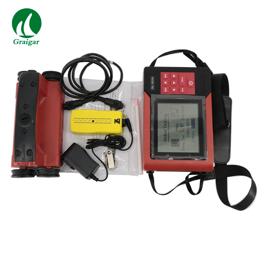 ZBL-R630A Concrete Reinforcement Tester Rebar Locator Applicable Range 6Mm~50Mm