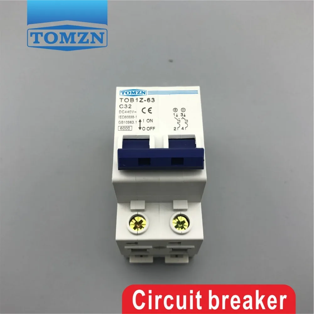 2P 32A DC 440V Circuit breaker MCB