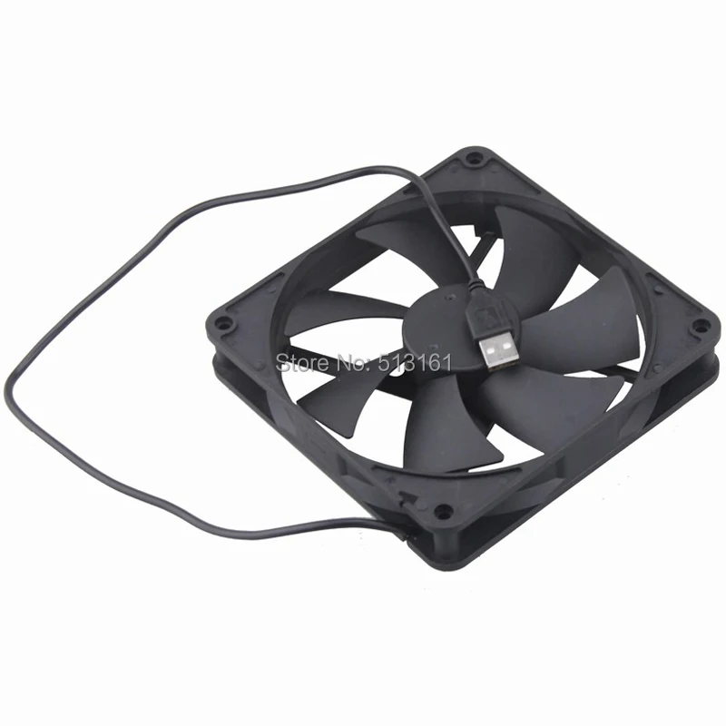 20Pcs Gdstime Silent Quiet 140mm USB Cooling Fan 5V 140x140x25mm for PC Computer Case Cooler