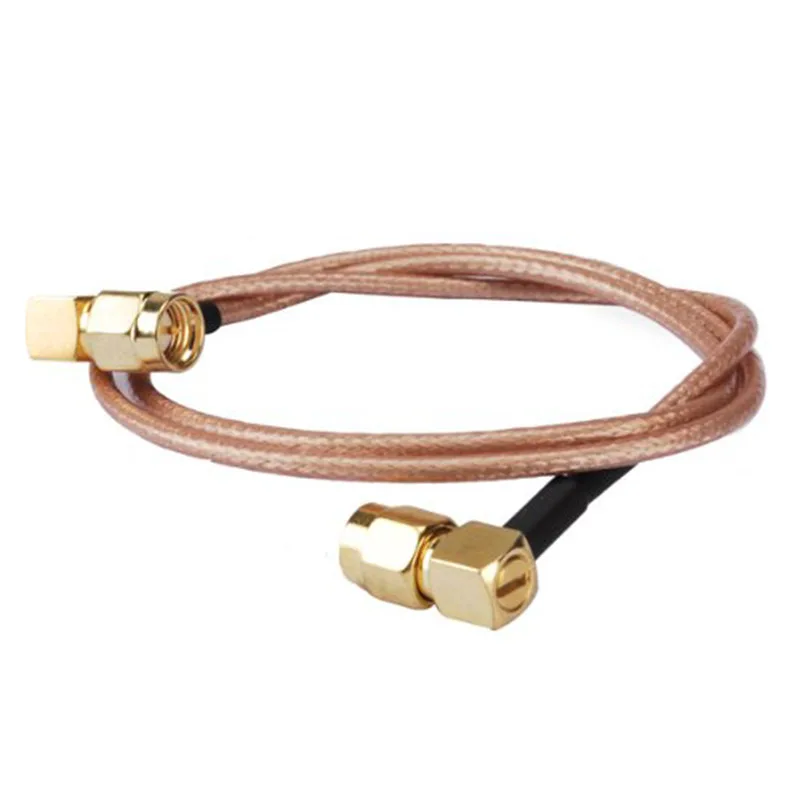 

ALLISHOP RG316 10M RF pigtail RP SMA male plug right angle to SMA male right angle Cable