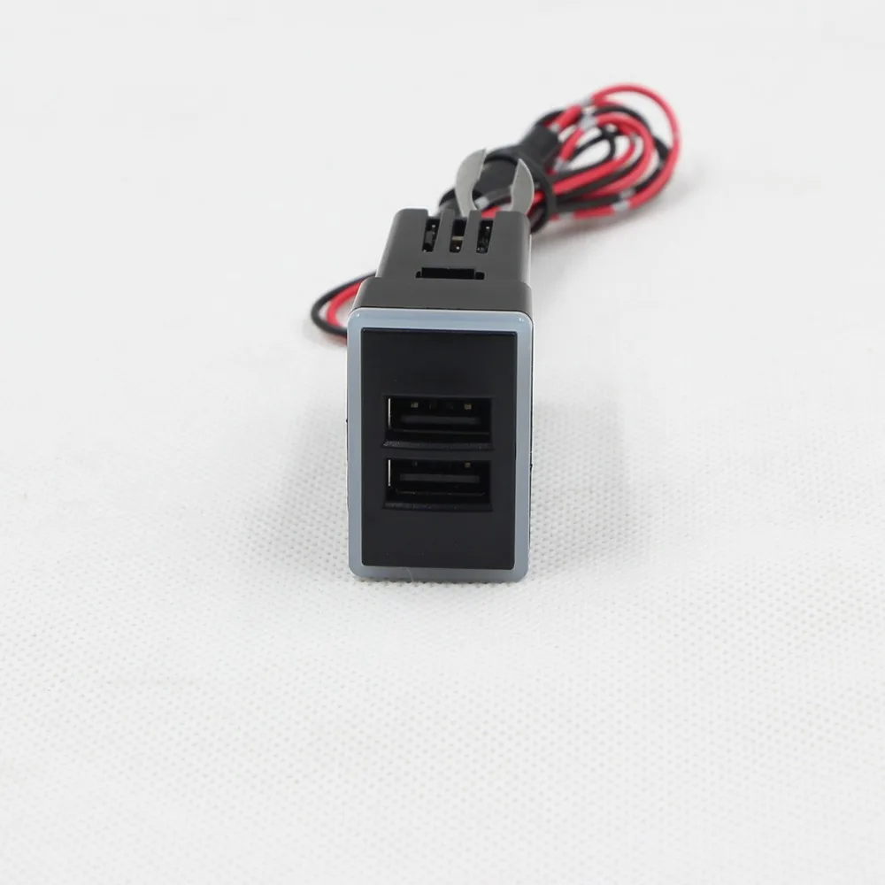

QC3.0 Quickcharge Car Charger Double USB Phone PDA DVR Adapter For Honda