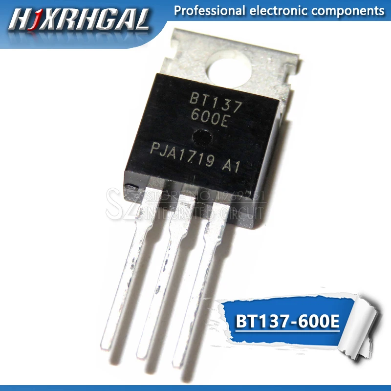 

10pcs BT137-600E TO-220 BT137-600 TO220 BT137 BT137600