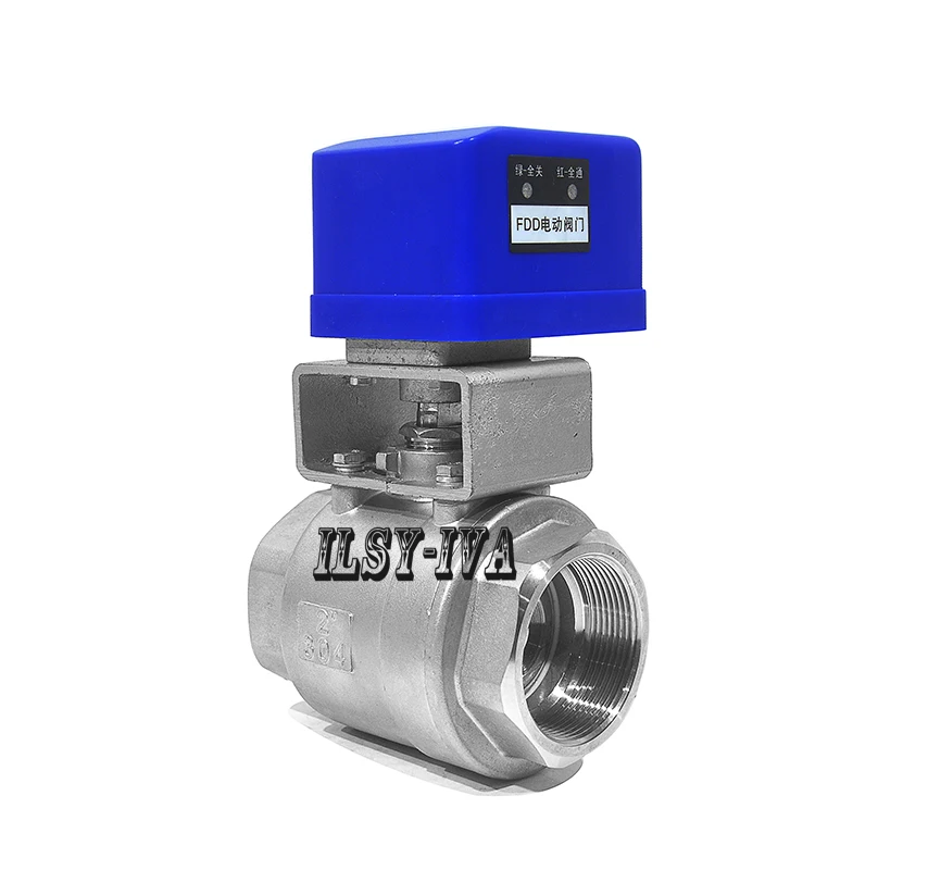 

DN50 fixed-type Stainless steel motorized ball valve,AC220V CR04 electric ball valve