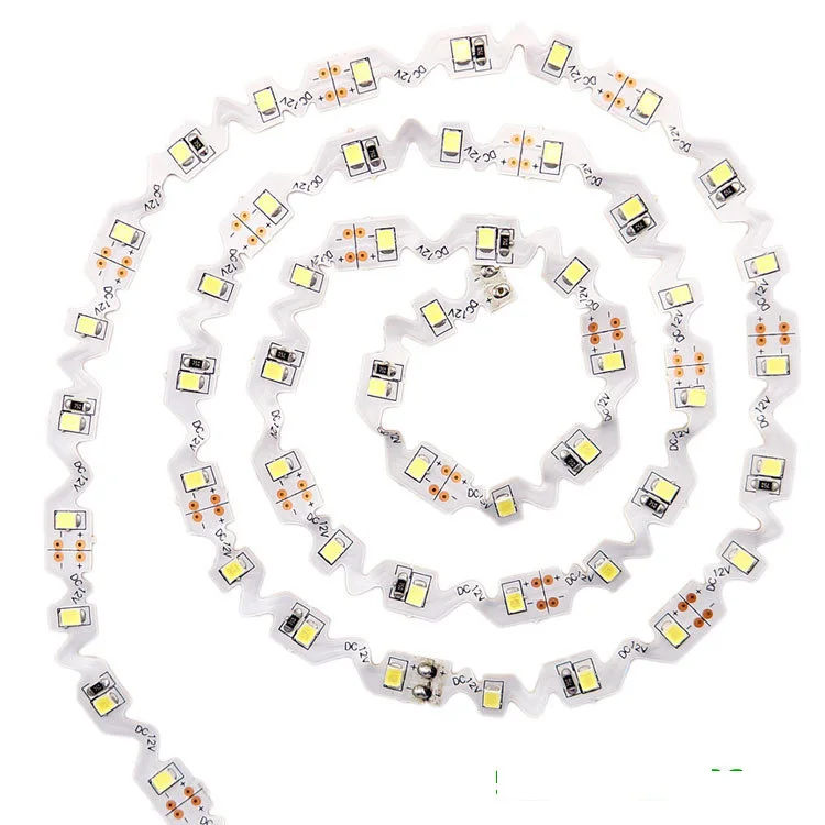 Sklep znaki LED S kształt taśmy LED 2835 zginalny 12V 5M 60 leds/m podświetlany dla listy kanałów 3D wyświetlacz wymień modułu LED