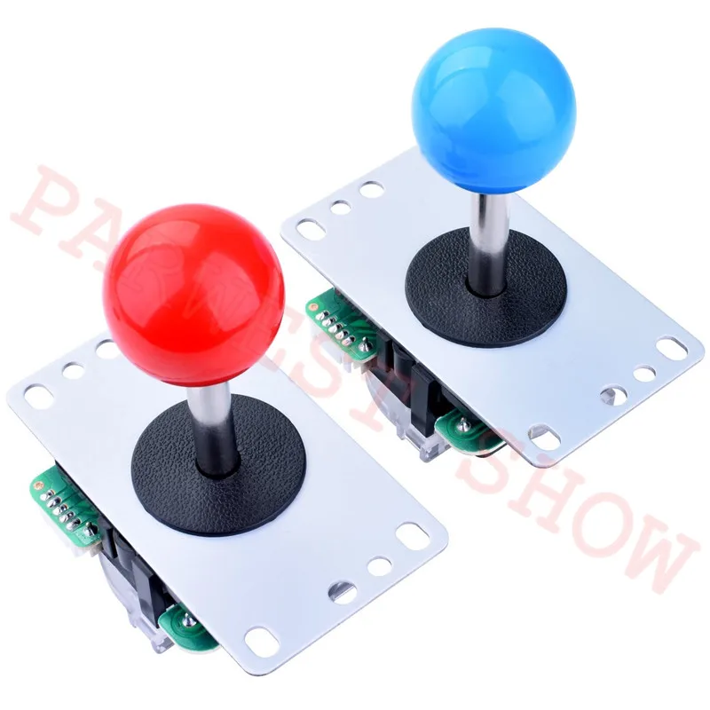 Arcade DIY Kit Part 8 Way Joystick +16 x LED Illuminated Push Button + 1 Player USB Controller for Raspberry Pi 3B Model Project