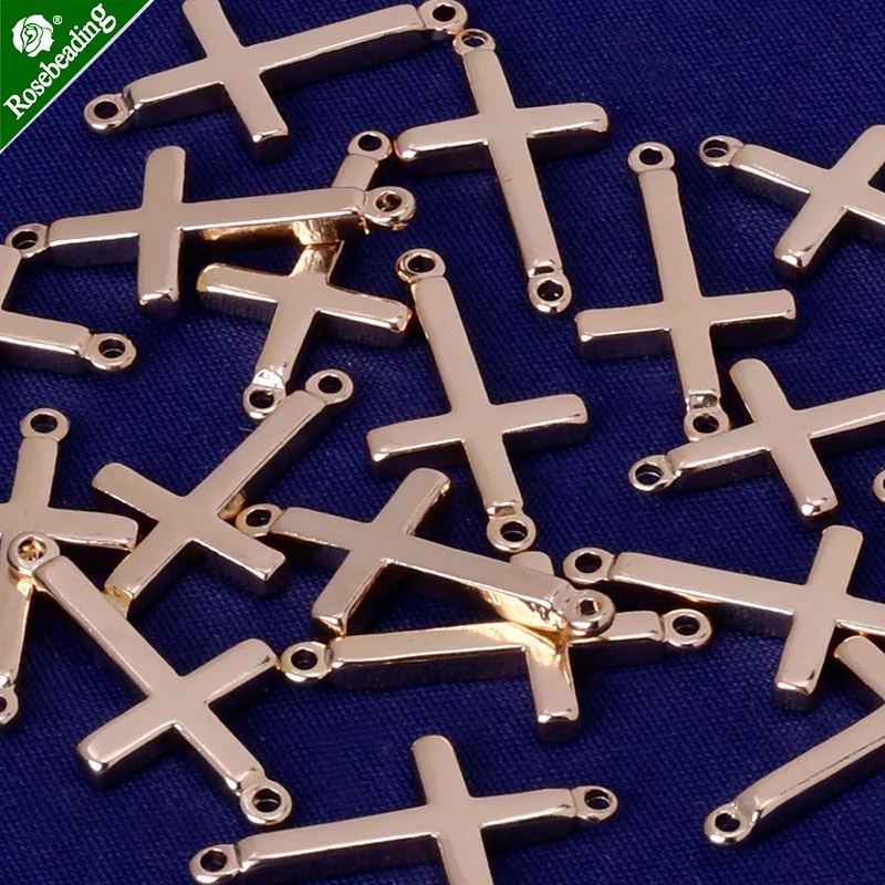 high quality charm 11x2mm cross Pendant with 2 holes,Charms & Pendants,suit for necklace/bracelet/earring ect,sold 20pcs/lot