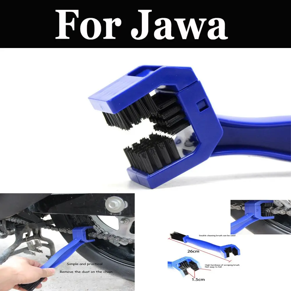 New Motorcycle Bike Chain Cleaner Cleaning Maintenance Brush Cycle Brake Remover Bicycle For Jawa 420 Prototype 500r 638 640 550