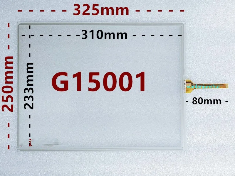 15-inch 8-wire resistive touch screen G15001 G15002