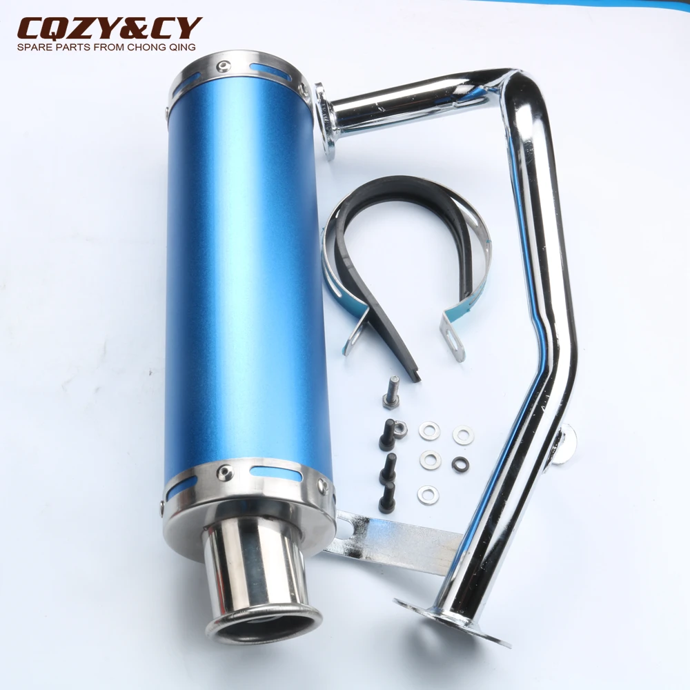 Scooter High Quality Exhaust Hose Kit for GY6 50cc 80cc 100cc 139QMA1P39QMB 4 Stroke 6 colors available