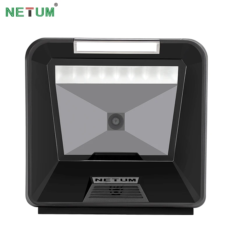 NT-2080 2D / QR Omnidirectional Barcode Scanner Flatbed Desktop Bar code Reader for Store NETUM