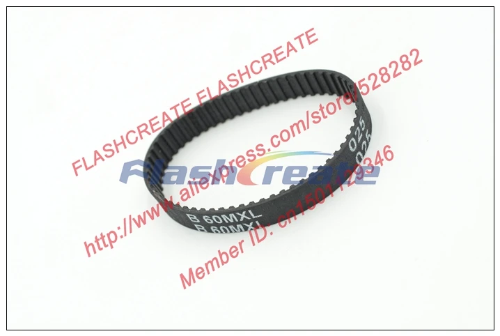 

POWGE B60 MXL Synchronous Belt Teeth 60 Width 6.35mm Bength 121.92mm MXL Rubber Closed-Loop Timing Belt B60-MXL