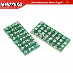 50pcs SMT DIP Adattatore Converter 0805 0603 0402 Condensatore del Resistore LED Bacheca FR4 PCB Bordo 2.54 millimetri Passo SMD SMT Turno DIP