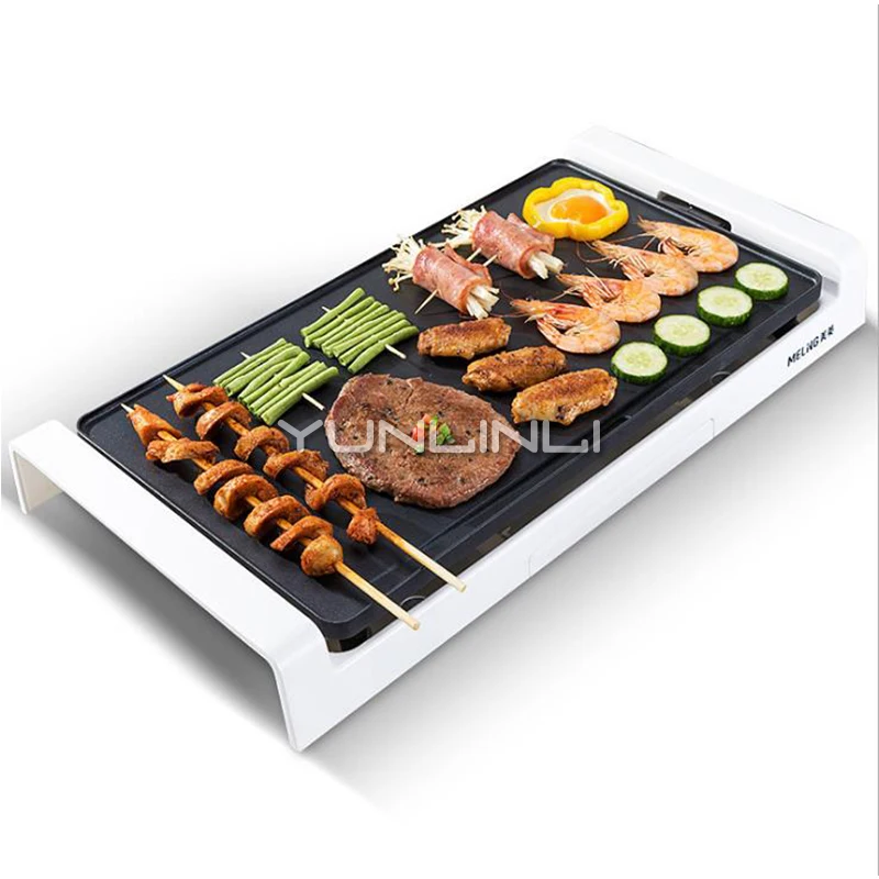 Household Smokeless Barbecue Grill Korean Style Household BBQ Machine Multifunctional Electric Grill Pan